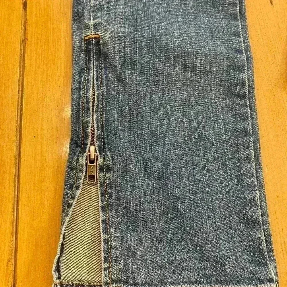 Womens Mid Rise Zipper Ankle Bottom Jean size 29 William B - Picture 5 of 11